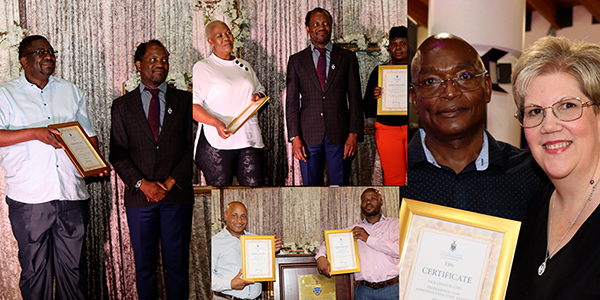 Winners of the VC's awards for professional and administrative staff